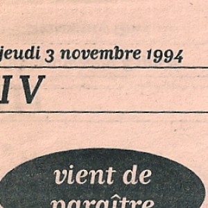 Libération, 3 nov 1994
