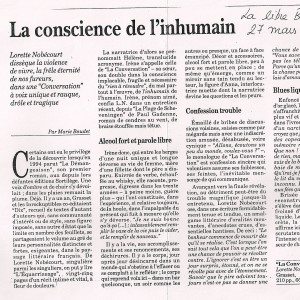 La Libre Belgique, 27 mars 1998