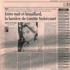 La Libre Culture, Belgique, 6 oct 1999