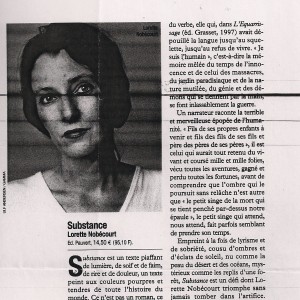 Le Magazine Littéraire, 2001