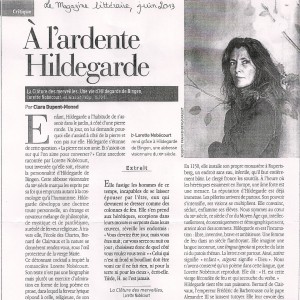 Le Magazine Littéraire, juin 2013